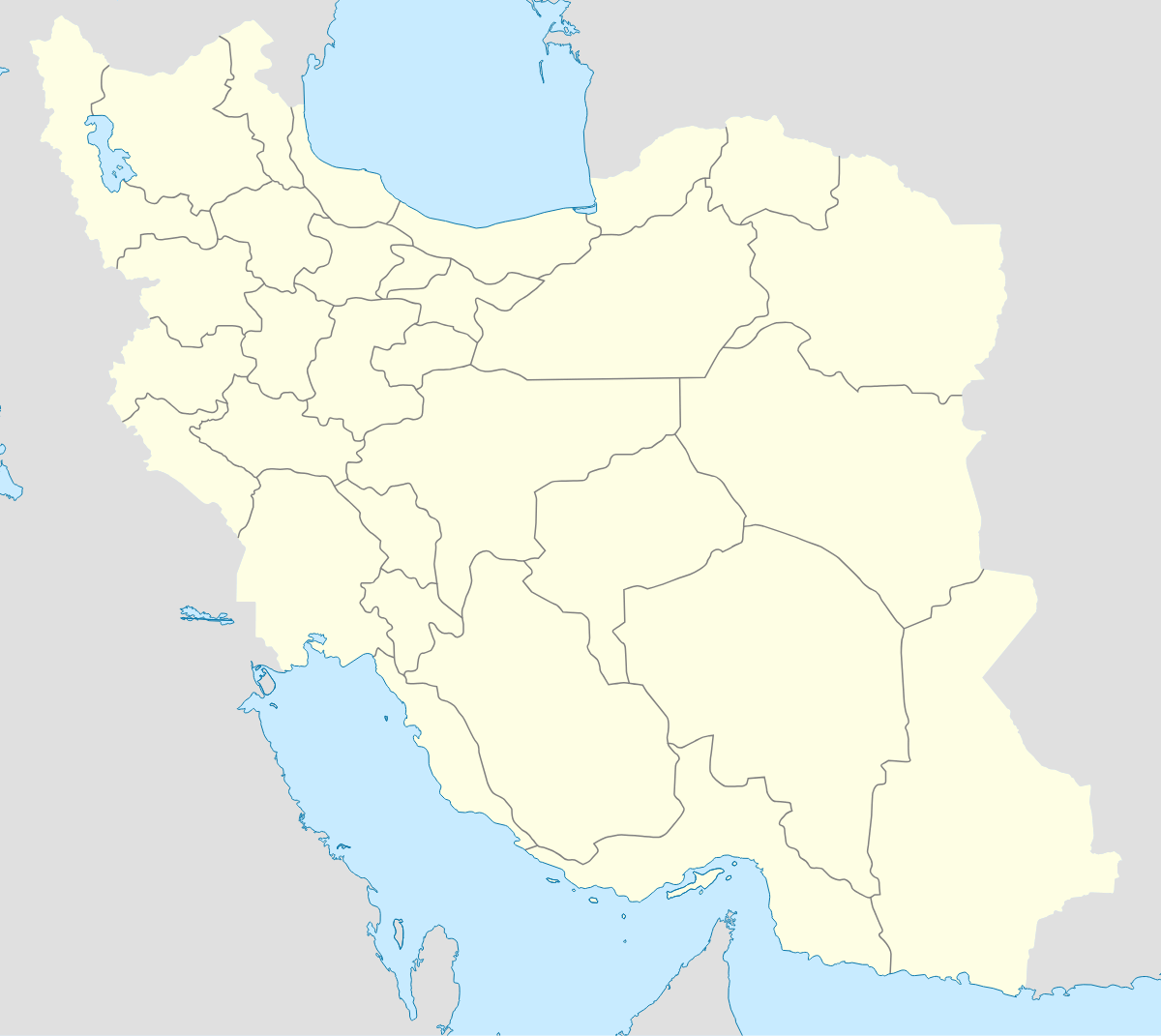 Map of Iran